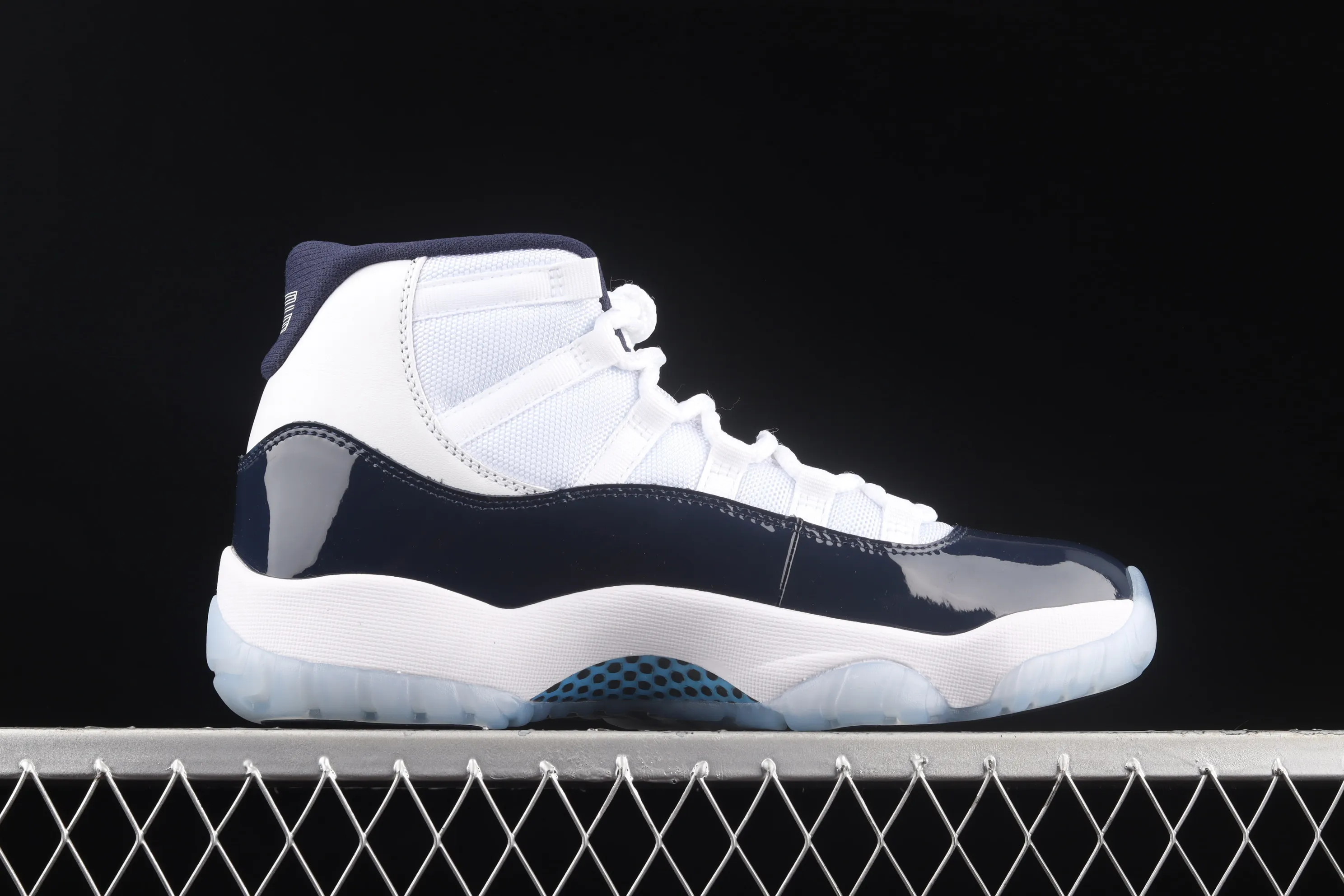 All categories Air Jordan Jordan series basketball shoes Air Jordan 11 F version Air Jordan AJ11 "Win Like '82" Joe 11 Midnight Blue AJ11 Georgetown 378037-123